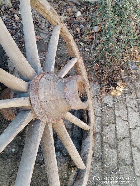 Bullet cart wheels - from the middle of the last century / 8 pcs.