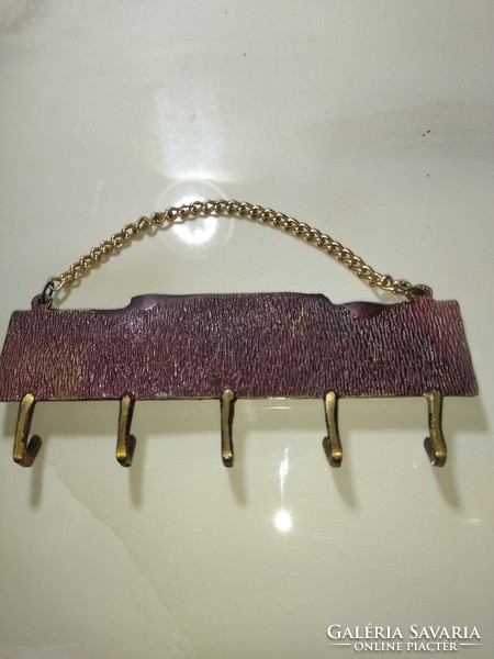 Beautiful jerusalem copper wall key holder