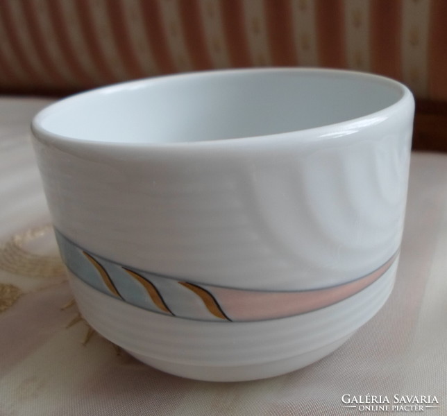 Bavaria porcelán, mintás fehér kávéscsésze