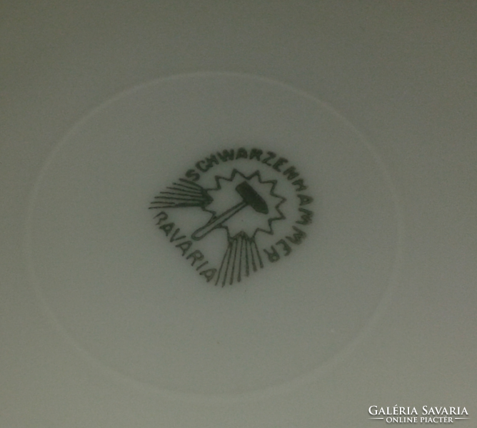Schwarzenhammer Germany bavaria áttört szélű porcelán tányér