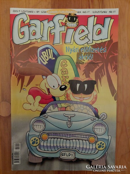 Jim Davis: Garfield képregény 2005/9 szeptember 189 (Akár INGYENES szállítással)
