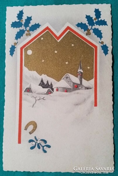 Antik karácsonyi képeslap