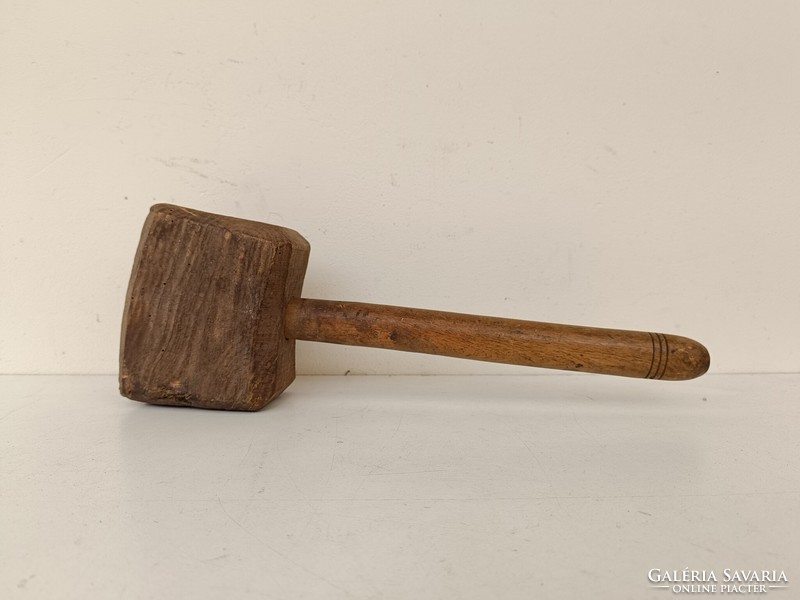 Antique carpentry tool wooden hammer wooden hammer 981 8648