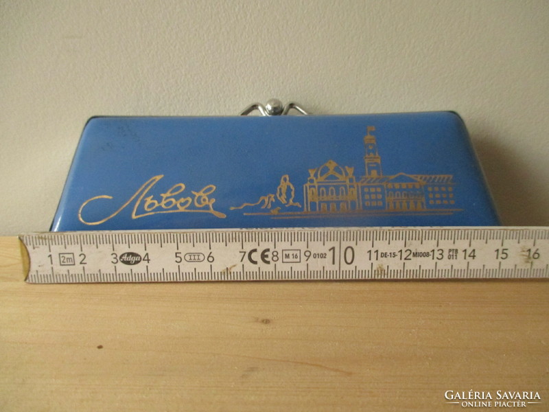 Glasses case with the city of Lviv
