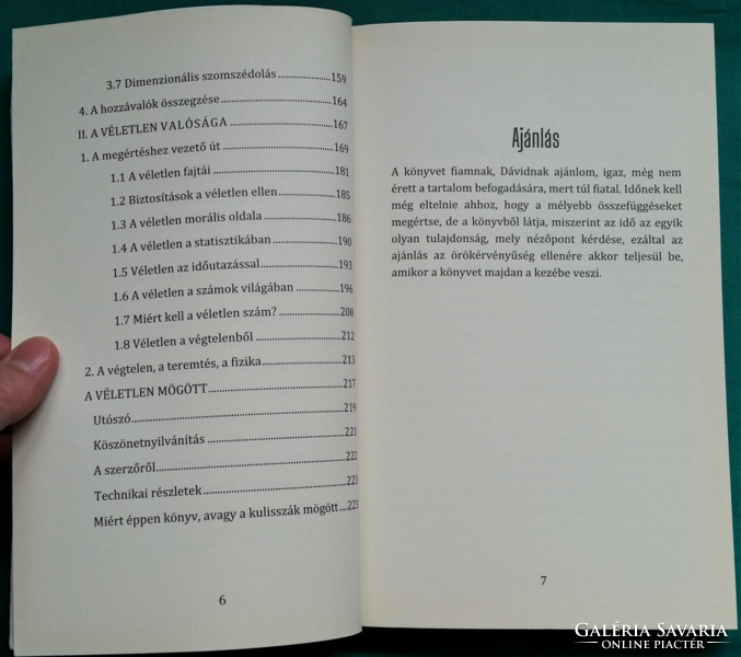 Pergel Attila: Véletlen könyv - AVAGY A VÉLETLENNEK MEGÉLT VALÓSÁG > Általános természettudomány