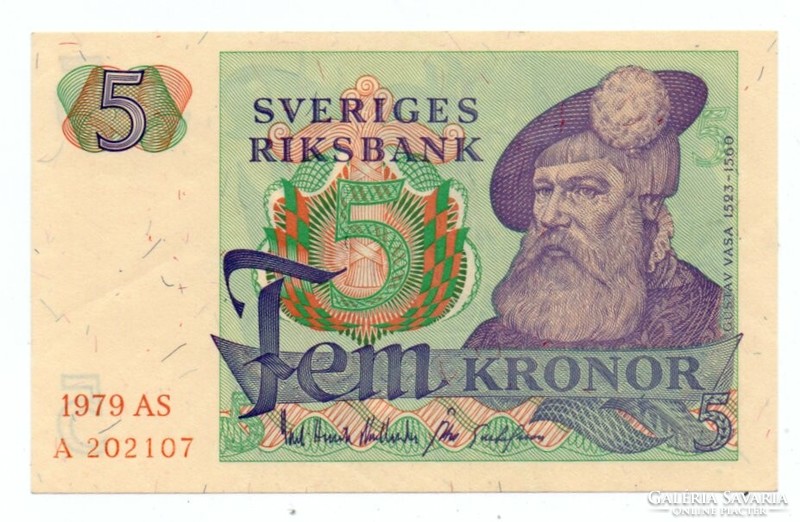 5 Korona 1979 Sweden