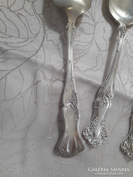 5 1847 rogers bros silver plated spoons
