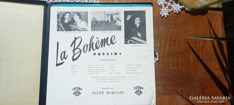 Puccini bohemian double opera disc in Italian