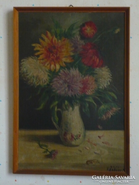 Painting by Béla Fábián