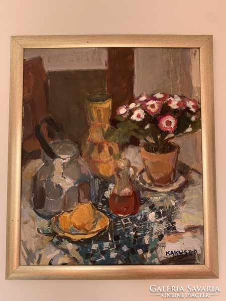 Painting by Dalma Kakusz, oil 50x60cm