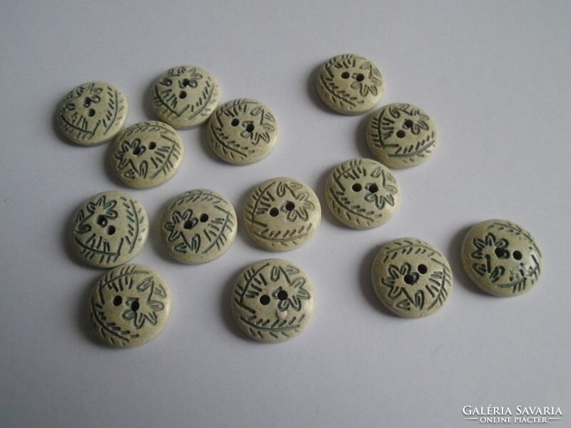 14 Buttons for folk clothing 1.8 Mm.