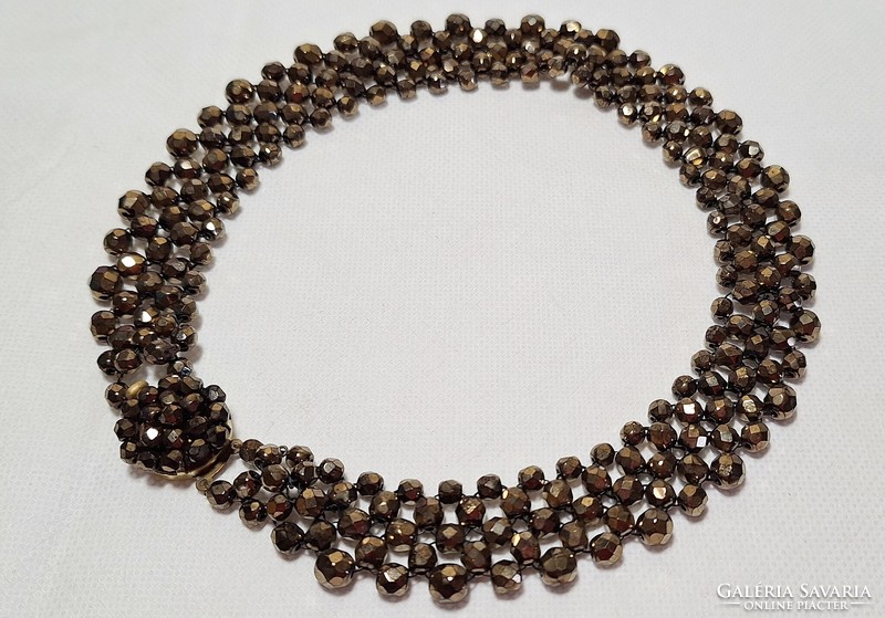 Bronze colored glass beads, casual wear