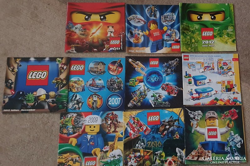 Lego catalogs 2007-2012