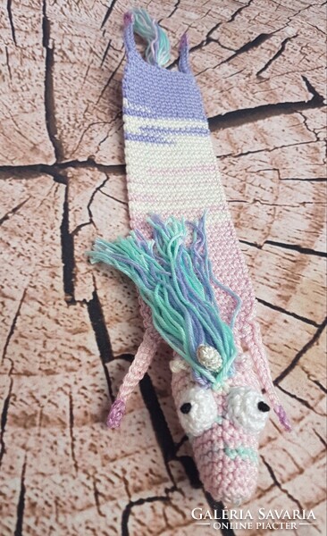 Crochet Unicorn Bookmark