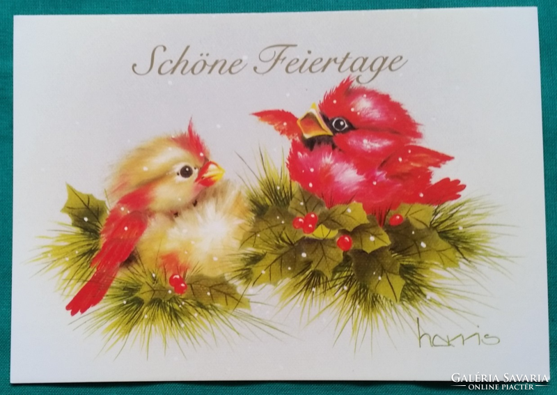 Christmas opening postcard