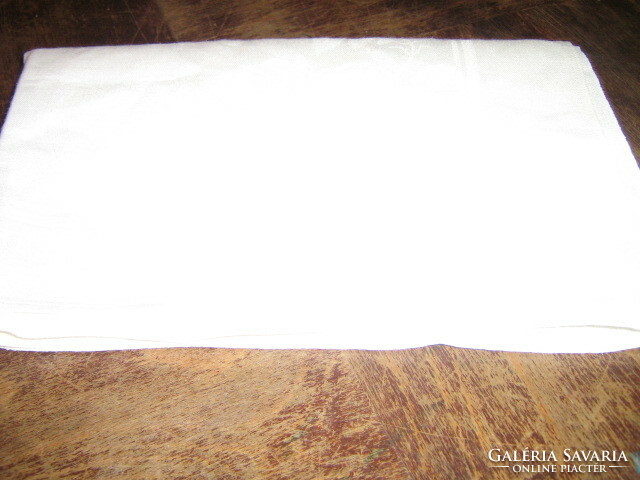 Antique white damask napkin
