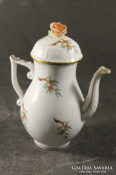 Herend rose hip coffee pot 600