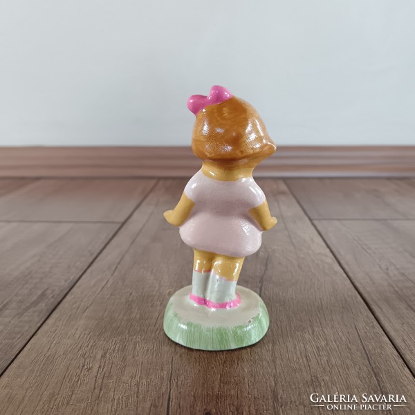 Ladybug ceramic little girl