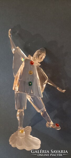 Original swarovski crystal pierrot clown figure