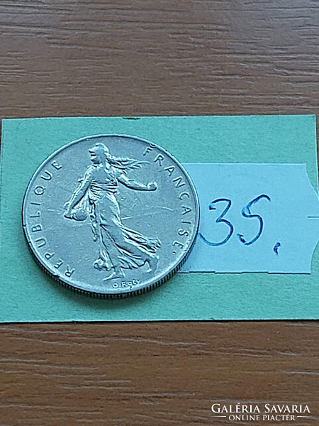French 1 franc 1960 nickel 35