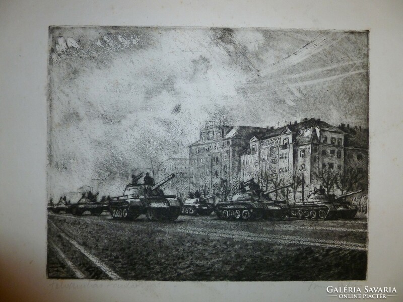 3 etchings without frame. It is also cheaper (Mihály Cszistu, Ferenc Furlán, István Imre).