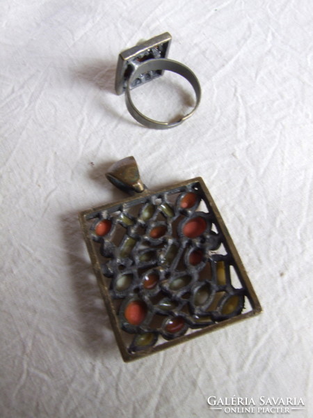 Constructivist Pendant and Ring (200129)