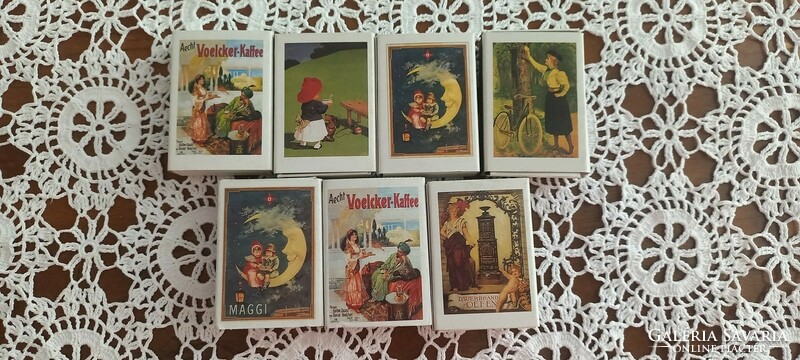 7 retro matchboxes in one