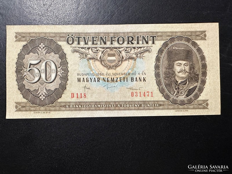 50 Forint 1986. Aunc !! Beautiful!!