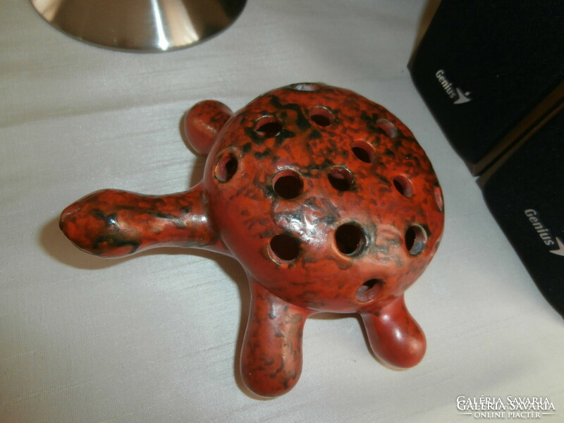 Pond turtle ikebana or pencil holder