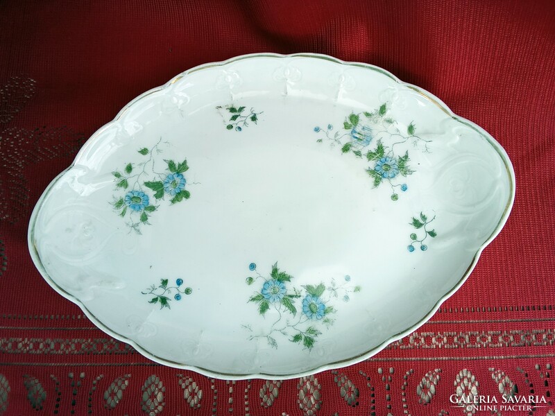 Art Nouveau oval bowl