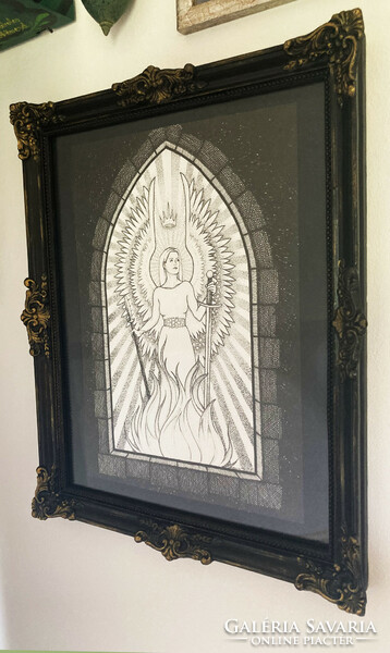 Angel - in a nice frame - 41*33