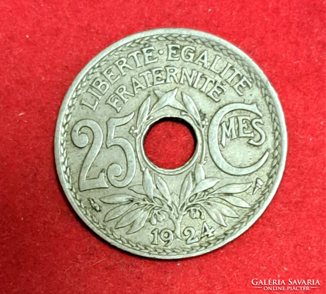 1924. 25 Centimes France (812)