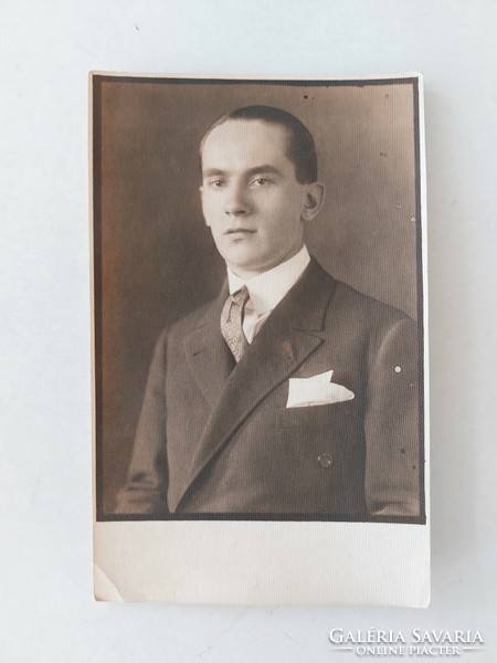 Régi férfi fotó fénykép 1925
