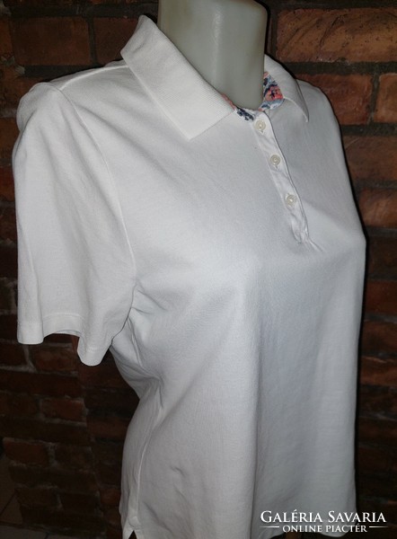 Walbusch white women's collared T-shirt size 44