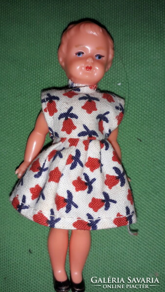 Antique 10 cm celluloid small toy baby room dolls in original clothes piece by piece according to the pictures