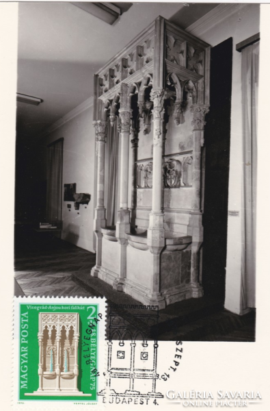 Visegrádról Anjou-kori falikút - CM képeslap