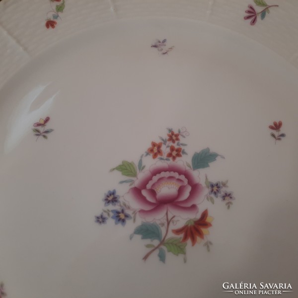 Herendi Nanking Bouquet mintás porcelán süteményes készlet