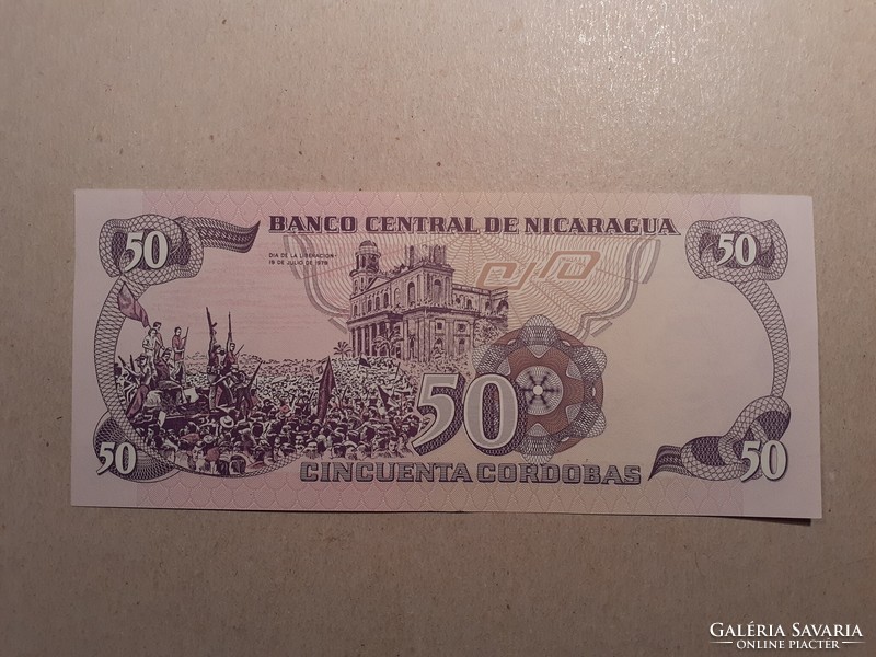 Nicaragua - 50 cordobas 1984 oz