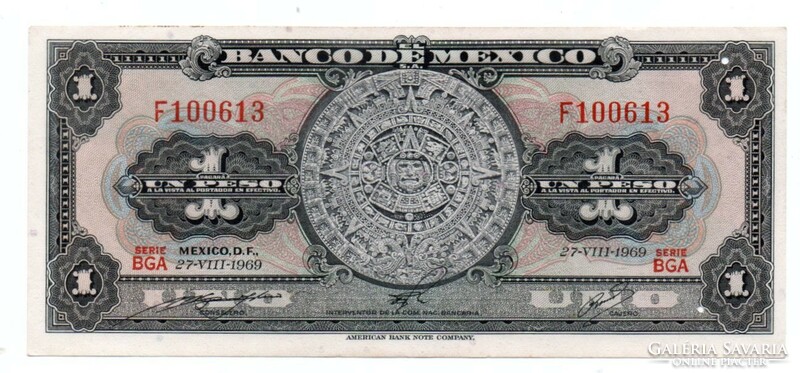 1 Peso 1969 Mexico