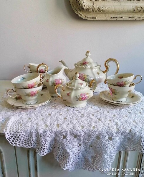 Rosenthal Selb Germany pompadour tea set from the 1930s.