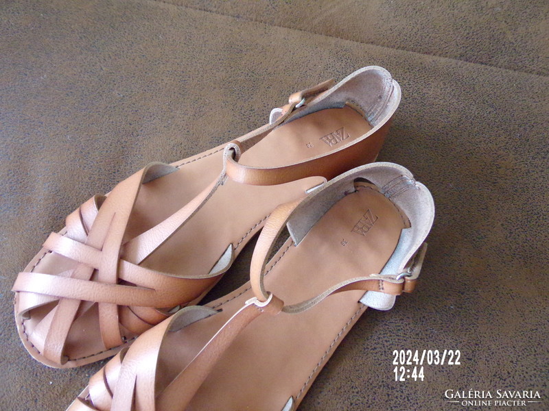 Zara women's leather sandals