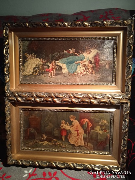 Two antique picture frames, special
