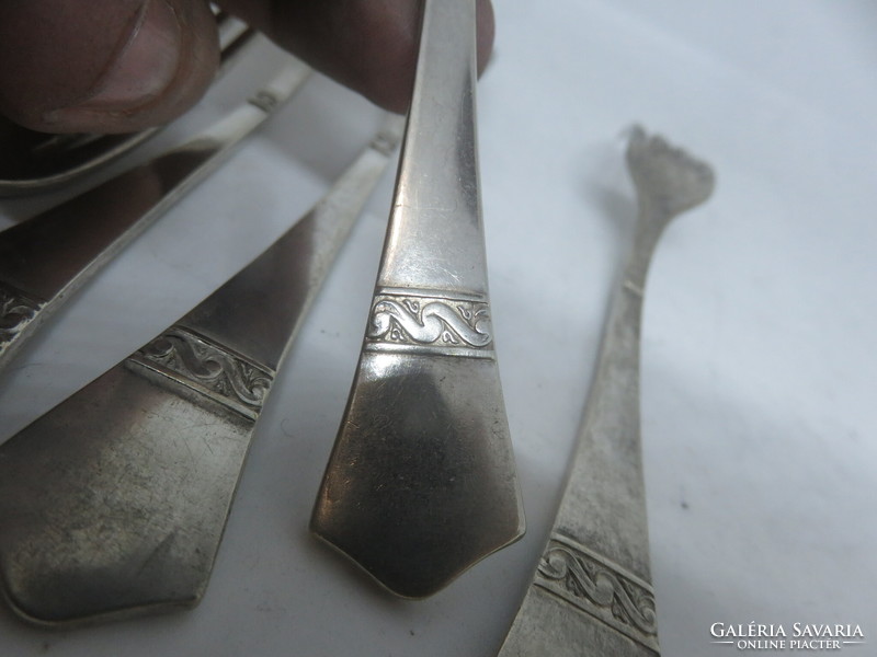 6 Alexander Sturm silver art deco forks.