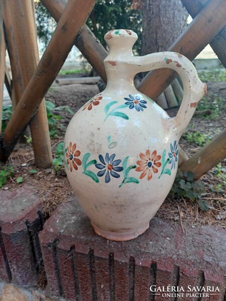 Folk earthenware jug, csákvár, xx. No. Beginning