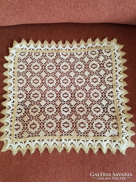 Retro lacy tablecloth small 40 x 40 cm