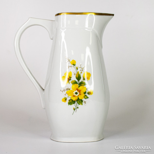 Zsolnay jug with floral pattern