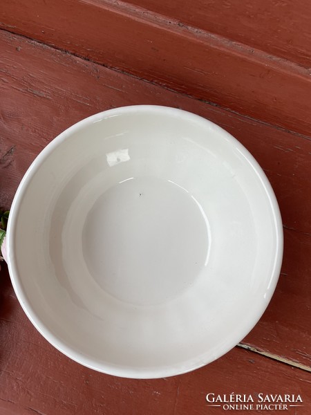 Granite white rare collector's white bowl with scones soup bowl nostalgia piece
