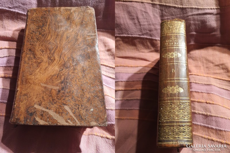 Plush encyclopedia of geometry, statics, operation of mills, optics, telescope, microscope 1770 full leather