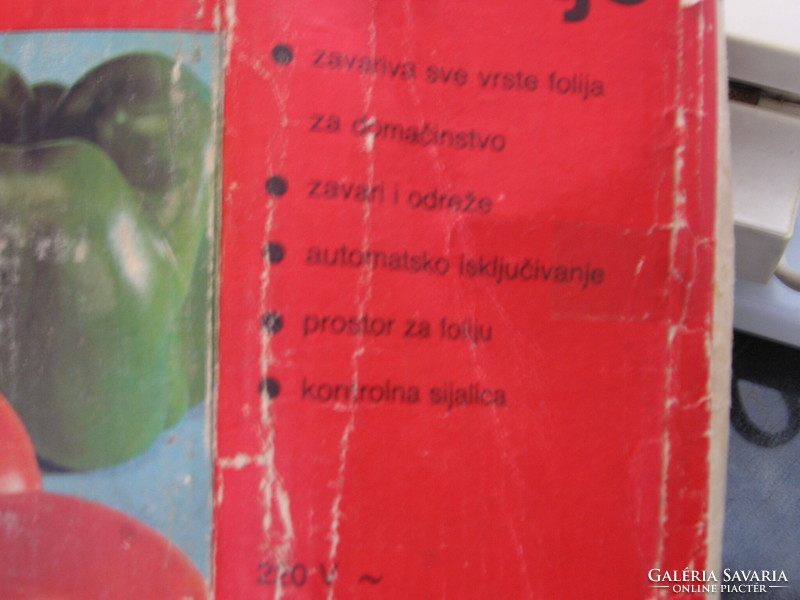 Retro Gorenje jugoszláv háztartási fólia hegesztő készülék