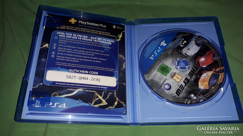 Retro sony playstation 4 - the crew game software with cd box, factory condition according to the pictures